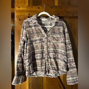 Women’s southwestern button down, from The Buckle